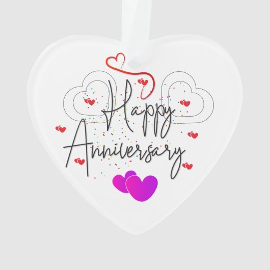 HAPPY ANNIVERSARY ORNAMENT (Rückseite)