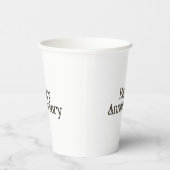 Happy Anniversary Paper Cups Pappbecher (Rechts)