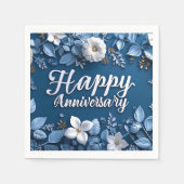 Happy Anniversary Paper Napkin Serviette (Vorderseite)