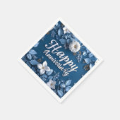 Happy Anniversary Paper Napkin Serviette (Ecke)