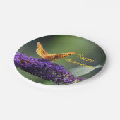 Happy Anniversary Paper Plate Pappteller (Schrägansicht)