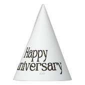 Happy Anniversary Party Hat Partyhütchen (Links)