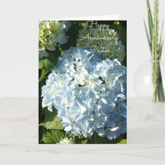 Happy Anniversary Pastor Karte (Vorderseite)