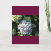 Happy Anniversary Pastor Karte (Vorderseite)