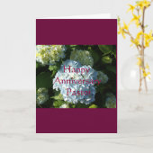 Happy Anniversary Pastor Karte (Gelbe Blume)