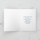 Happy Anniversary Personalisiert Karte (Innenseite)