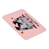 Happy Anniversary Pinguin Liebe Magnet (Rechte Seite)