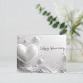 Happy Anniversary Postcard Feiertagspostkarte (Stehend Vorderseite)