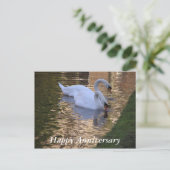Happy Anniversary Postcard Postkarte (Stehend Vorderseite)