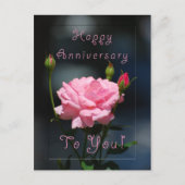 Happy Anniversary Postkarte (Vorderseite)