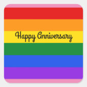 Happy Anniversary Rainbow #1 Stickers (Vorderseite)