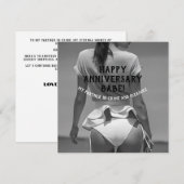 Happy Anniversary Sexy Naughty Customizable Dankeskarte (Vorne/Hinten)