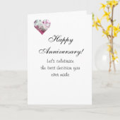 Happy Anniversary Spaß Funny Card Liebe Karte (Gelbe Blume)