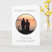 Happy Anniversary Sunset Card Karte (Gelbe Blume)