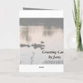 Happy Anniversary Sunset Card von Janz Karte (Rückseite)