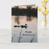 Happy Anniversary Sunset Card von Janz Karte (Gelbe Blume)