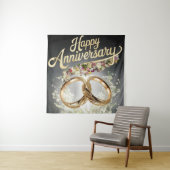 Happy Anniversary Tapestry Wandteppich (Beispiel)