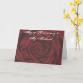 Happy Anniversary to My Husband Card Karte (Gelbe Blume)