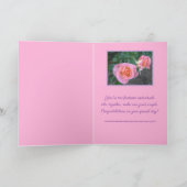 Happy Anniversary/two rosa roses/jubiläum card Dankeskarte (Innenseite)