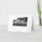 Happy Anniversary Vintages Paar in Car Card Karte (Rückseite)