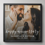 Happy Anniversary Wedding Gift Fotofliesen Zum Abziehen Und Aufkleben<br><div class="desc">Happy Anniversary Wedding Gift Foto Tiles</div>