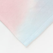 Happy anniversary wedding name date year pastel fleecedecke (Ecke)