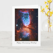 Happy Anniversay Darling - Cygnus, The Swan Karte (Gelbe Blume)