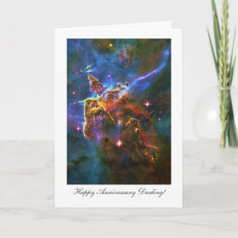 Happy Anniversay Darling, Starry Carina Nebula Karte