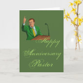 Happy Annivrsary Pastor Karte (Gelbe Blume)