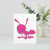 Happy Ant Postkarte (Stehend Vorderseite)