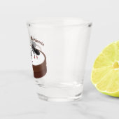 Happy ants Eis Skaten auf Keks Cartoon Schnapsglas (Rechts)