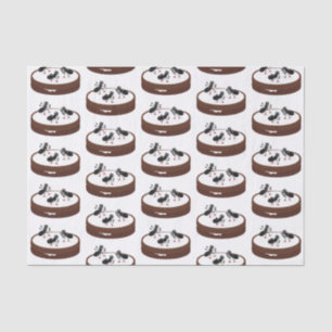 Happy ants Eis Skaten auf Keks Cartoon Seidenpapier