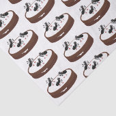 Happy ants Eis Skaten auf Keks Cartoon Seidenpapier (Ausschnitt)