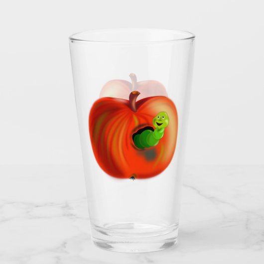 Happy Apple Glass Glas (Vorderseite)