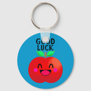 Happy Apple Viel Glück Sweet Pure Motivation Schlüsselanhänger