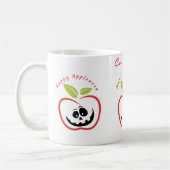 Happy Apple zwischen Jack O'lantern Thunder_Cove Kaffeetasse (Links)