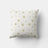 Happy Apples Muster - Throw Pillow Kissen (Rückseite)