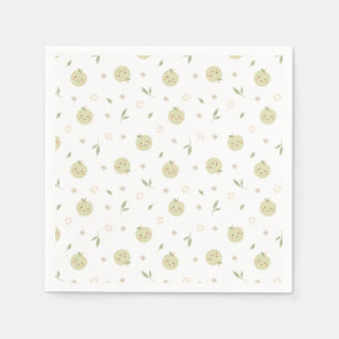 Happy Apples Pattern - Napkins Serviette
