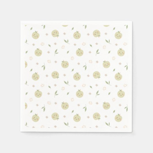 Happy Apples Pattern - Napkins Serviette (Vorderseite)