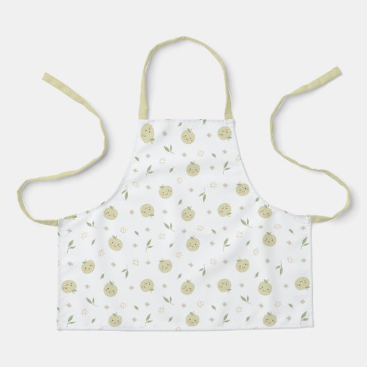 Happy Apples Pattern - Schürze (Vorderseite)