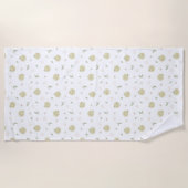 Happy Apples Pattern - Strandtuch (Vorderseite)