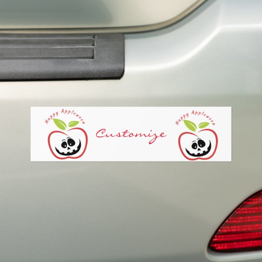 Happy Appleween Jack O'lantern Thunder_Cove Autoaufkleber (Auf Auto)