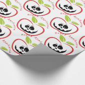 Happy Appleween Jack O'lantern Thunder_Cove Geschenkpapier (Ecke)