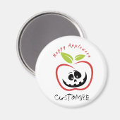 Happy Appleween Jack O'lantern Thunder_Cove Magnet (Vorderseite/Rückseite)