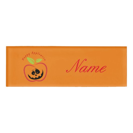 Happy Appleween Jack O'lantern Thunder_Cove Namenschild (Vorderseite)