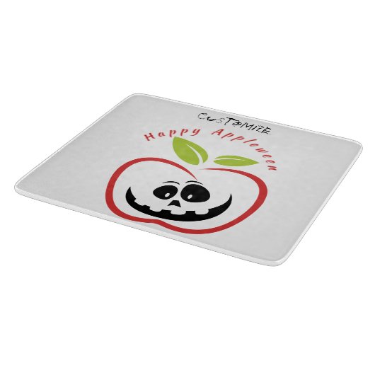 Happy Appleween Jack O'lantern Thunder_Cove Schneidebrett (Ecke)