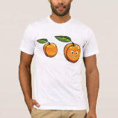Happy Apricot Mens T - Shirt (Vorderseite)