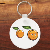 Happy Apricot Schlüsselanhänger (Vorderseite)