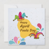Happy April Fools Day Feiertagskarte (Vorderseite)