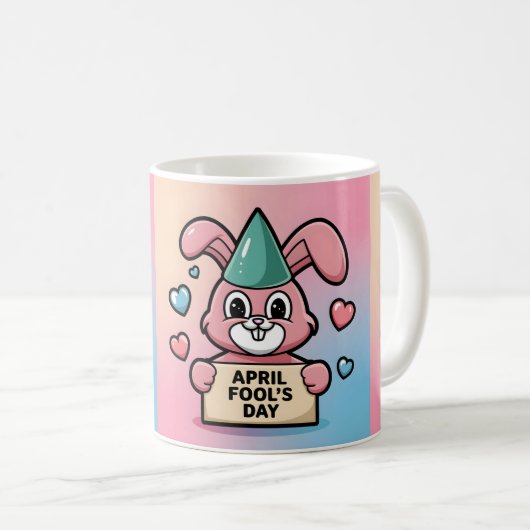 Happy April Fool's Day Gift Idee Kaffeetasse (VorderseiteRechts)